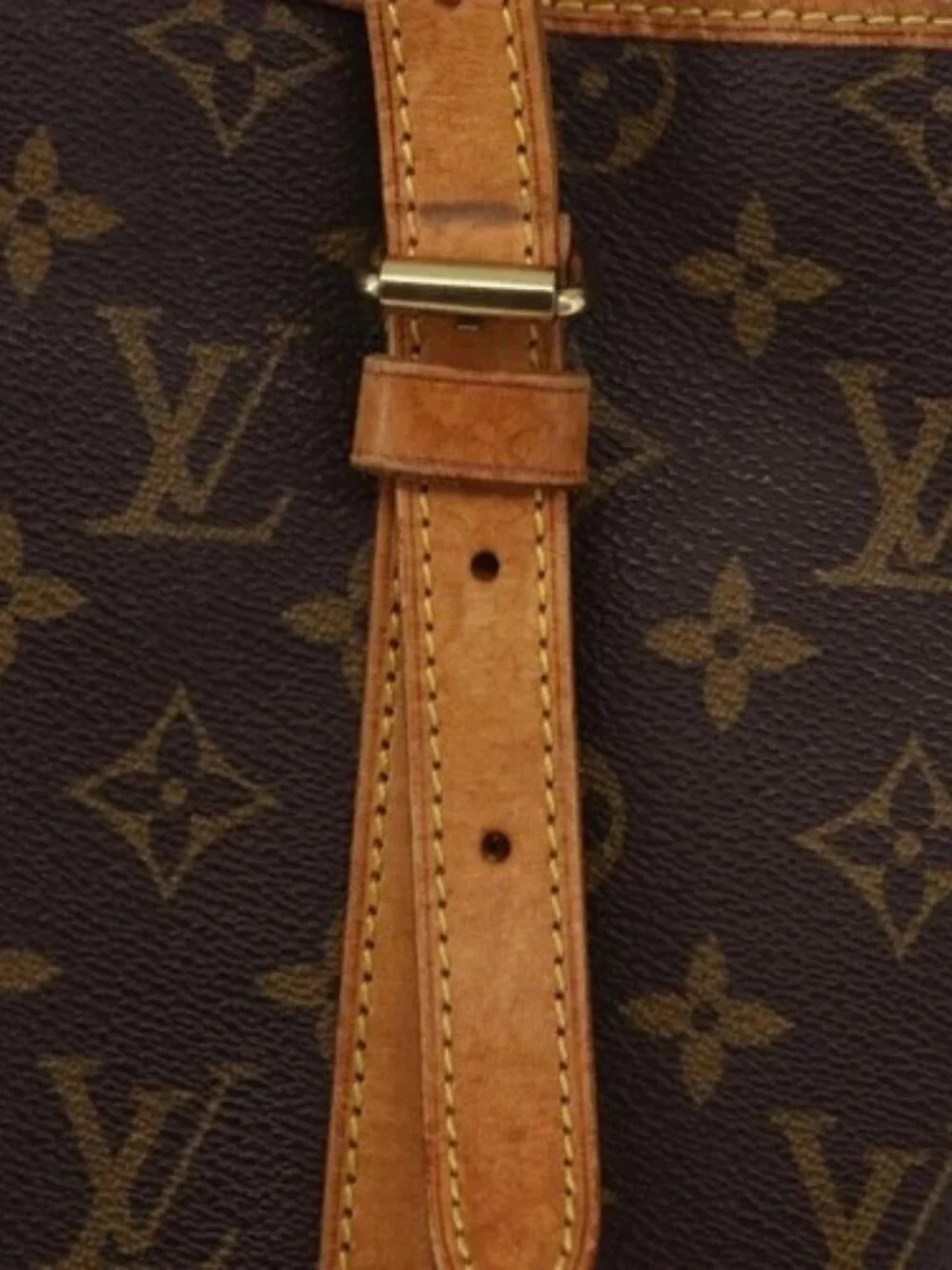 LOUIS VUITTON Monogram Bucket GM Shoulder Bag M42236 LV Auth BA13423